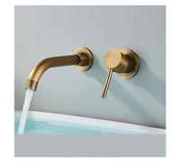 Rubinetto for lavabo da bagno Rubinetto for lavabo in ottone Rubinetto for bagno caldo e freddo Rubinetto a parete nascosto Rubinetto for lavabo con maniglia singola(Antique)