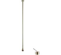 Rubinetto for lavabo da soffitto moderno for bagno con maniglia singola beccuccio a goccia rubinetto lungo con miscelatore for acqua calda fredda(Sit-down switches-Gold)