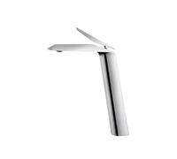 Rubinetto for lavabo in oro, miscelatore monocomando for acqua calda e fredda, senza piombo, in ottone massiccio(Chrome tall)