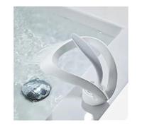 Rubinetto for lavabo Rubinetto for lavabo a cascata, mobiletto da bagno caldo e freddo Rubinetto for lavabo ASN-01(White-417)