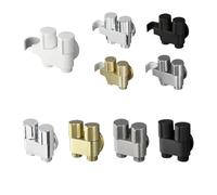 Rubinetto for lavatrice in ottone, singolo, doppio, con controllo a freddo, valvola triangolare for WC, interfaccia punto(Brushed Gold B)