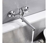 Rubinetto for lavello da cucina for bar Agriturismo commerciale, Miscelatori for rubinetti a parete, Miscelatore monocomando for , Rotazione for acqua calda e fredda Mop for piscina for lavabo(Chrome)