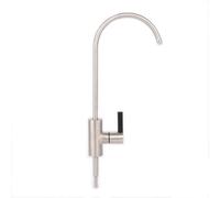 Rubinetto for lavello da cucina in acciaio inossidabile con beccuccio a collo di cigno purificatore d'acqua potabile diretto installazione a foro singolo(2 points)
