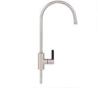 Rubinetto for lavello da cucina in acciaio inossidabile con beccuccio a collo di cigno purificatore d'acqua potabile diretto installazione a foro singolo(3 points)