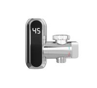 Rubinetto for riscaldamento elettrico dell'acqua Adattatore for rubinetto for acqua calda istantanea 220 Scaldabagno senza serbatoio a installazione gratuita 3400W(XH-JB15 Gold)