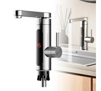 Rubinetto For Riscaldamento Istantaneo, 30-55 ℃, Uscita Acqua Calda In 3 Secondi, Temperatura LED, Acqua Calda E Fredda, Rubinetto Elettrico For Acqua Calda Da 3300 W For Cucina Bagno