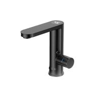 Rubinetto for scaldabagno elettrico for acqua calda 2 in 1 for lavabo Senza serbatoio Geyser 220 for istantaneo for la casa(Matte Black)