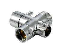 Rubinetto for valvola 1/2 Accessori for il bagno Adattatore for interruttore separatore d'acqua Controllo regolabile Connettore a 3 vie Deviatore doccia