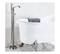 Rubinetto for vasca da bagno con cascata, doccetta, miscelatore for doccia, rubinetto for in ottone, set for, nero(Brushed Nickel)