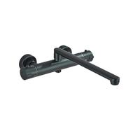 Rubinetto for vasca da bagno cromato nero, rubinetto termostatico for doccia a parete, miscelatore in ottone, for, for(Black 20cm)