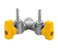 Rubinetto gas a squadra ottone 1/2x9 GPL a due vie ENOLGAS