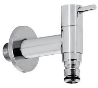 Rubinetto Giardino Aspetto Moderno Acqua Fredda Cromato