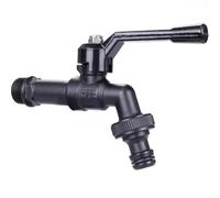 Rubinetto Giardino Rubinetto for acqua da giardino in ottone for esterni con attacco for tubo flessibile, doppia uscita for lavatrice, rubinetti, montaggio a parete esterno(Color 1 DN15 1 nipple)