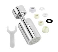 Rubinetto Girevole A 360°,Aeratore Rubinetto,Rompigetto,Adattatore Prolunga Con 2 Funzioni Di Spruzzo Per Cucina,Bagno