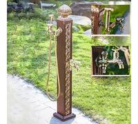 Rubinetto idrante a pavimento con colonna d'acqua verticale da giardino, beccuccio antigelo per esterni per irrigazione efficiente e irrigazione del patio