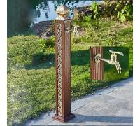 Rubinetto idrante a pavimento con colonna d'acqua verticale da giardino, beccuccio antigelo per esterni per irrigazione efficiente e irrigazione del patio