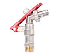 Rubinetto in ottone, attacco filettato 1/2 "rubinetto acqua rubinetto chiudibile a chiave singola maniglia 1.6mpa all'aperto/cucina/bagno/rubinetto del giardino