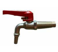 RUBINETTO IN OTTONE CROMATO PER BOTTE BOTTI IN LEGNO ENOLOGICO ENOLOGIA VINO