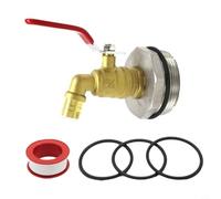 Rubinetto in ottone per serbatoio da 200 litri, uscita da 15 mm, denso, facile da installare, adatto per taniche di olio e acqua, qualità industriale