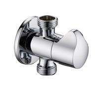 Rubinetto in ottone Valvola di scarico a parete Maschio G1/2" Rubinetti neri Doccia in ottone Valvola angolare Vasca da bagno acqua a due vie AG888(B)