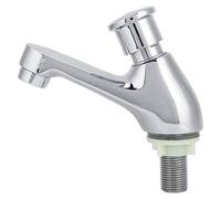 Rubinetto in rame con ritardo temporale G1/2, rubinetto monocomando per lavello a acqua fredda, rubinetto da lavabo certificato WaterSense con finitura galvanizzata, adatto per