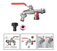 Rubinetto in rame per soluzione irrigazione esterna efficiente ingresso e due us