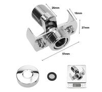 Rubinetto in rame resistente piede curvo angolato per soluzioni cucina e bagno