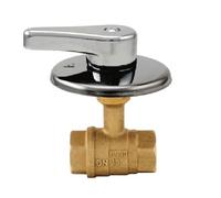 RUBINETTO INCASSO VALVOLA A SFERA IN OTTONE LEVA 1/2" -ART.138