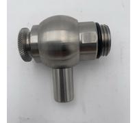 RUBINETTO INOX DOSATORE ATTACCO 1/2" PER FUSTO BOTTE CONTENITORE OLIO SANSONE