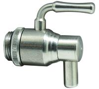 RUBINETTO SALVAGOCCIA INOX 1/2" ANTIGOCCIA PER FUSTO CONTENITORE OLIO