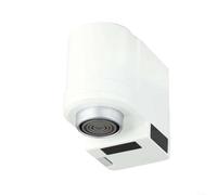 Rubinetto intelligente, risparmio idrico a induzione a infrarossi con doppio sensore, adattatore per rubinetto senza tocco per cucina e bagno, impermeabile IPX6, bianco