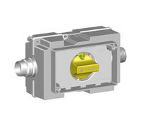 TECO Rubinetto di intercettazione gas da incasso diritto K200BC10100, Metallo, Valvola a cancello, Valvola di intercettazione gas, Rubinetto