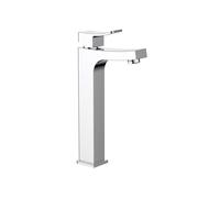 Rubinetto Jacuzzi per lavabo alto serie Tank senza scarico per piletta click clack 0TN00493JA00 cromato