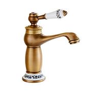 Rubinetto lavabo antico monocomando bagno vintage stile rubinetteria miscelatore,Rubinetto singolo bacino di controllo rustico bagno (vecchio)