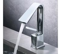 Rubinetto lavabo bagno comando singola leva realizzato in materiale ottone massi