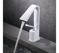 Rubinetto lavabo bagno comando singola leva realizzato in materiale ottone massi