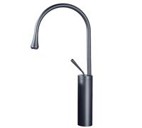Rubinetto Lavabo Bagno Con Lavabo Artistico Caldo E Freddo Interamente In Rame Nero Sopra Il Rubinetto Per Lavabo Girevole Rialzato Da Appoggio Grigio Alto