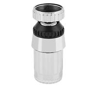 Rubinetto Lavabo con Sensore a Infrarossi, LED 3 Colori, Becco Girevole 360°, ABS, Argento, 2,7x6,2 cm, per Bagno Casa e Hotel