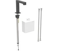 Rubinetto lavabo Geberit Brenta, scarico 195 mm, funzionamento a batteria, con