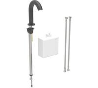Rubinetto lavabo Geberit Piave, scarico 167 mm, con miscelatore, funzionament...