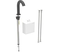 Rubinetto lavabo Geberit Piave, scarico 167 mm, funzionamento a batteria, con...