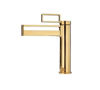 Rubinetto Lavabo Gold Bathroom Sink Faucet Chrome For Black Brass Single Lever For(Short Gold)