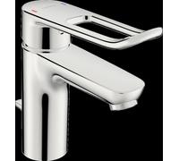 Rubinetto lavabo HANSAclinca, scarico 114 mm, con tirante, leva a staffa