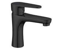 Rubinetto lavabo in ottone satinato nero set completo Antille Cilvani
