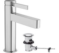 rubinetto lavabo monocomando Hansgrohe Finoris 110 con set di scarico tiranti,