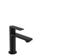 hansgrohe Rebris E miscelatore monocomando per lavabo 110 con scarico, sporgenza 133 mm, 72557, Colorazione: Nero opaco