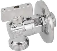 Rubinetto Lavatrice a Sfera ad Angolo con Rosetta 1/2" X 3/4"