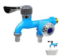 Rubinetto lavatrice, Rubinetto per vasca da bagno con processo galvanico, Rubinetto per vasca da bucato con manico ergonomico addensato, rubinetto per lavatrice Separatore per rubinetto a doppio coman