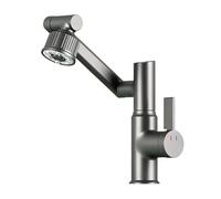 Rubinetto Lavello Bagno Ottone Alto Display Digitale Energia Idroelettrica