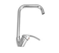 RUBINETTO LAVELLO CUCINA CANNA ALTA ANTICO MISCELATORE LAVANDINO CROMATO 8068